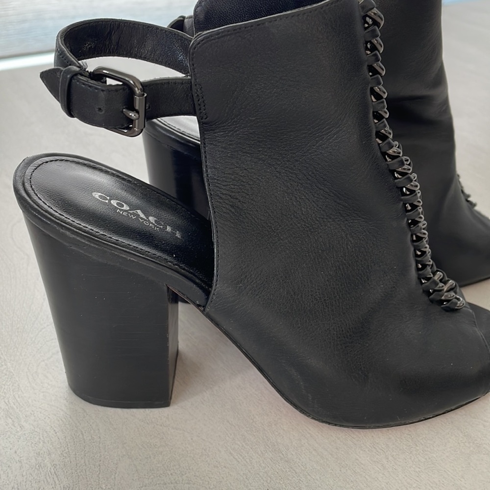 Coach Sandford Open Toe Bootie - Picture 2 of 7